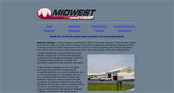 Desktop Screenshot of mwcoatings.com